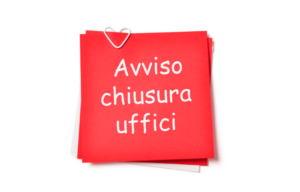 Chiusura uffici di segreteria Lunedì 18 Novembre