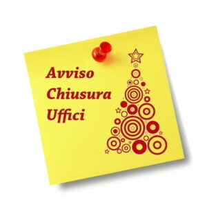 CHIUSURA Uffici Segreteria Natale 2024